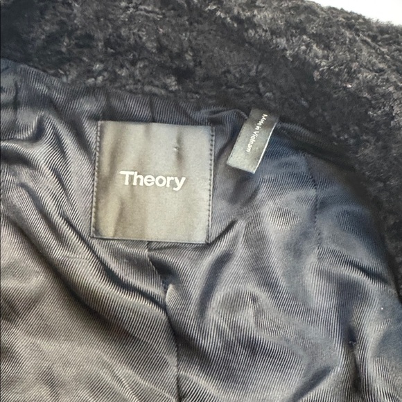 THEORY Faux Fur Jacket size XS - Picture 7 of 10